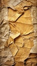 Close up of a crumpled piece of paper