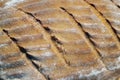 Close-up of a crust of bread Royalty Free Stock Photo