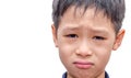 Close up of crying boy Royalty Free Stock Photo