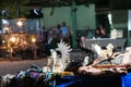 Close up of curios sold at the night market in the small quaint town of CaetÃÂª-AÃÂ§u, Chapada Diamantina, Brazil. Background