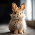 Close up of a cute little rabbit