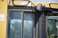 Close up of a D6 bulldozer parts