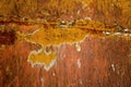 Close up of a rusty ship hull Royalty Free Stock Photo