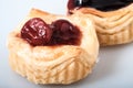 Close up Danish pastries