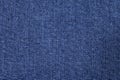 Close-up dark blue jeans texture background. top view denim highly detailed resolution copy space. surface for any design. Royalty Free Stock Photo