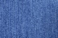 Close-up dark blue jeans texture background. top view denim highly detailed resolution copy space & surface for any design Royalty Free Stock Photo