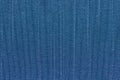 Close up of dark blue weave cloth texture Royalty Free Stock Photo