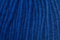 Close-up dark blue woollen thread