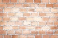 Dark and light brown brick wall in  horizontal line patterns texture for background Royalty Free Stock Photo