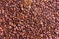 Close-up Darkbrown Roasted Coffee Beans Royalty Free Stock Photo