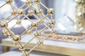 Close up of Decoration on Luxury living room table Royalty Free Stock Photo