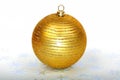Close up decorative Christmas ball Royalty Free Stock Photo