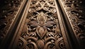 Close-Up of the Decorative Patterns on the Doors of the Grand Mosque: A Masterpiece of Islamic Art Royalty Free Stock Photo