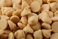 Close up of delicious Peanut Butter Chips Royalty Free Stock Photo