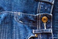 Close up denim jeans