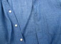 Close-up of denim shirt blue jeans Royalty Free Stock Photo