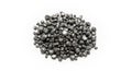 Pile of raw protactinium metal granules on white background Royalty Free Stock Photo