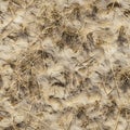 Close Up of Desert Scrub Sand Landscape, Repeating Pattern Royalty Free Stock Photo