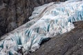 Close Up and detail of Exit Glacier, Harding Icefield, Kenai Fjords National Park, Seward, Alaska, United States Royalty Free Stock Photo