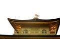 Close up detail of Kinkaku-ji or the Golden Pavilion temple in Kyoto, Japan