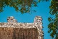 Detail of Mayan ruis in Uxmal, Mexico.