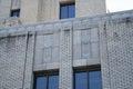 Close up Detail of Old Greg County Courthouse in Longview Texas Royalty Free Stock Photo