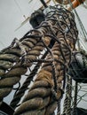 Close up of a detail from a ship Royalty Free Stock Photo