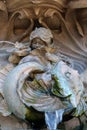 Close up detail of statue of eros sefton park liverpool august 2019