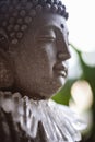 Close up detail still life of Buddha statue