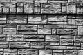 Close up and detailed image of Permastone facade on the historic Church Studio in Tulsa