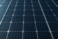 Close-Up View of Solar Panel Cells Royalty Free Stock Photo