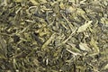 A Bunch Of Dried Green Tea Leaves Royalty Free Stock Photo