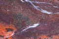 Close-up detailed texture of brown-orange jasper