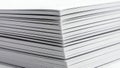 Stack of White Paper Sheets Royalty Free Stock Photo