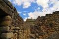 Close up detailed view of Machu Picchu, lost Inca Royalty Free Stock Photo