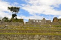 Close up detailed view of Machu Picchu, lost Inca Royalty Free Stock Photo