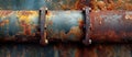 Rusted Metal Pipe With Rust Royalty Free Stock Photo