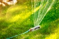 details of automatic lawn circular sprinkler. Details of irrigation