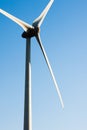 Windmill close-up on a blue skied day