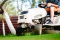 Close up details of landscaping and gardening Royalty Free Stock Photo