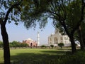 Close-up details Taj Mahal, famous UNESCO historical site, love monument, the greatest white marble tomb in India, Agra, Uttar