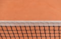 Close up details of a tennis net. Professional sport concept. Horizontal sport poster, greeting cards, headers, website