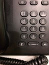Close up dial keypad of telephone Royalty Free Stock Photo