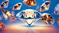 Close-up of a diamond Royalty Free Stock Photo