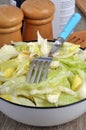 Close-up of a dietary diet meal with a plate of vegetables Royalty Free Stock Photo