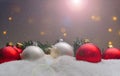 Different Christmas ornaments Royalty Free Stock Photo