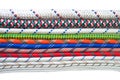 Close up of different types of ropes and cords Royalty Free Stock Photo