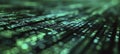 Green Binary Code Data Technology Background Royalty Free Stock Photo