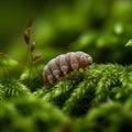 A close-up of a digitally generated tardigrade, often known as a \