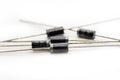Close up of diode isolated on white background Royalty Free Stock Photo